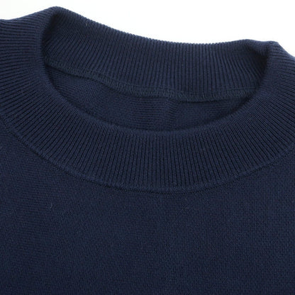 【新品】ヴィルーム V::loom ウール クルーネック プルオーバーニット ネイビー【 M 】【 状態ランクN 】【 メンズ 】