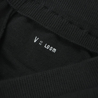 【新品】ヴィルーム V::loom ウール ニット イージーパンツ ブラック【 M 】【 状態ランクN 】【 メンズ 】