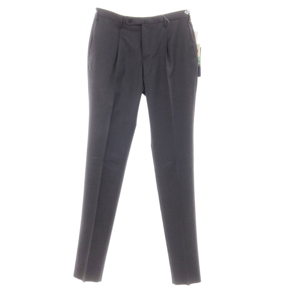 [New] INCOTEX 31-type wool one-pleat dress slacks pants, medium gray (04) [48] [Condition rank N] [Men&