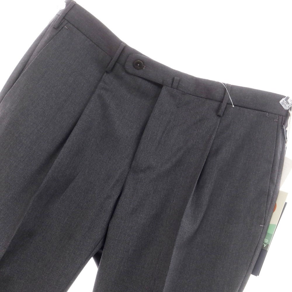[New] INCOTEX 31-type wool one-pleat dress slacks pants, medium gray (04) [48] [Condition rank N] [Men&
