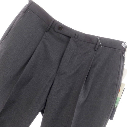 [New] INCOTEX 31-type wool one-pleat dress slacks pants, medium gray (04) [48] [Condition rank N] [Men&