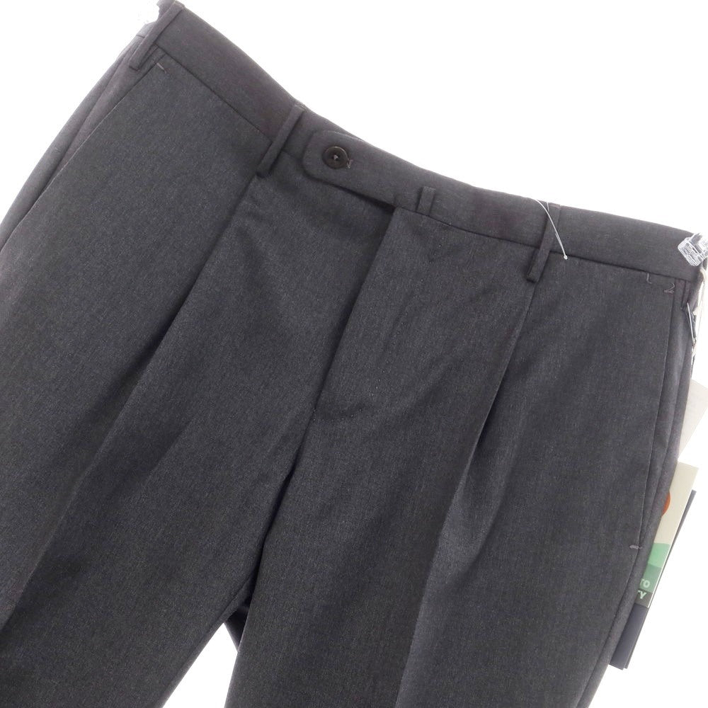 [New] INCOTEX 31-type wool one-pleat dress slacks pants, medium gray (04) [50] [Condition rank N] [Men&