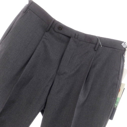 [New] INCOTEX 31-type wool one-pleat dress slacks pants, medium gray (04) [50] [Condition rank N] [Men&
