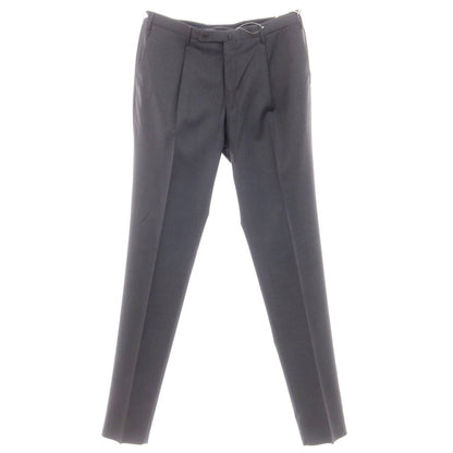 [New] INCOTEX 31-type wool one-pleat dress slacks pants, medium gray (04) [52] [Condition rank N] [Men&
