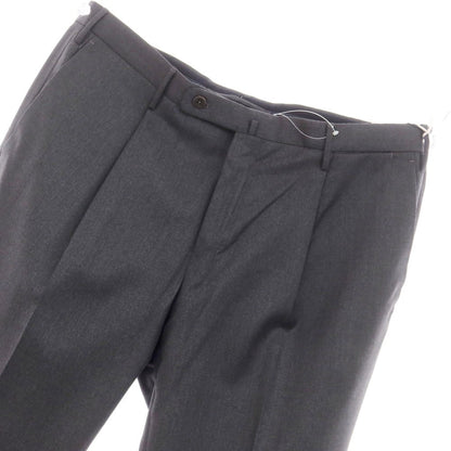 [New] INCOTEX 31-type wool one-pleat dress slacks pants, medium gray (04) [52] [Condition rank N] [Men&