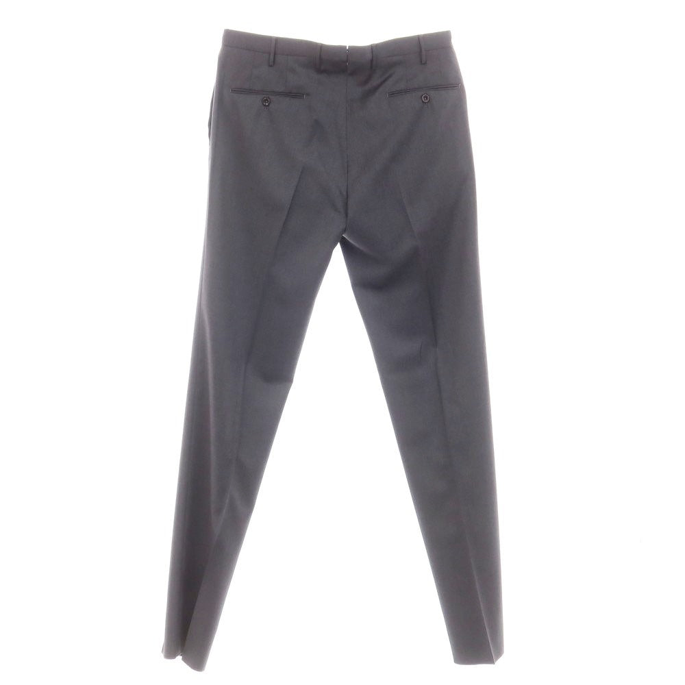[New] INCOTEX 31-type wool one-pleat dress slacks pants, medium gray (04) [52] [Condition rank N] [Men&