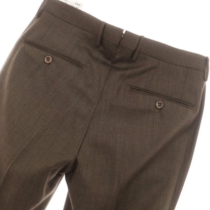 [New] INCOTEX 31-type wool one-pleat dress slacks pants brown (36) [44] [Condition rank N] [Men&