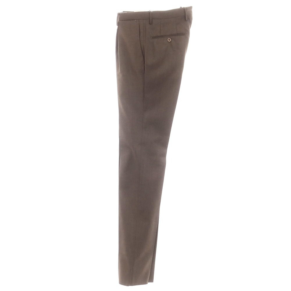 [New] INCOTEX 31-type wool one-pleat dress slacks pants brown (36) [44] [Condition rank N] [Men&