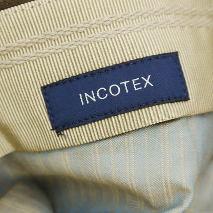 [New] INCOTEX 31-type wool one-pleat dress slacks pants brown (36) [44] [Condition rank N] [Men&