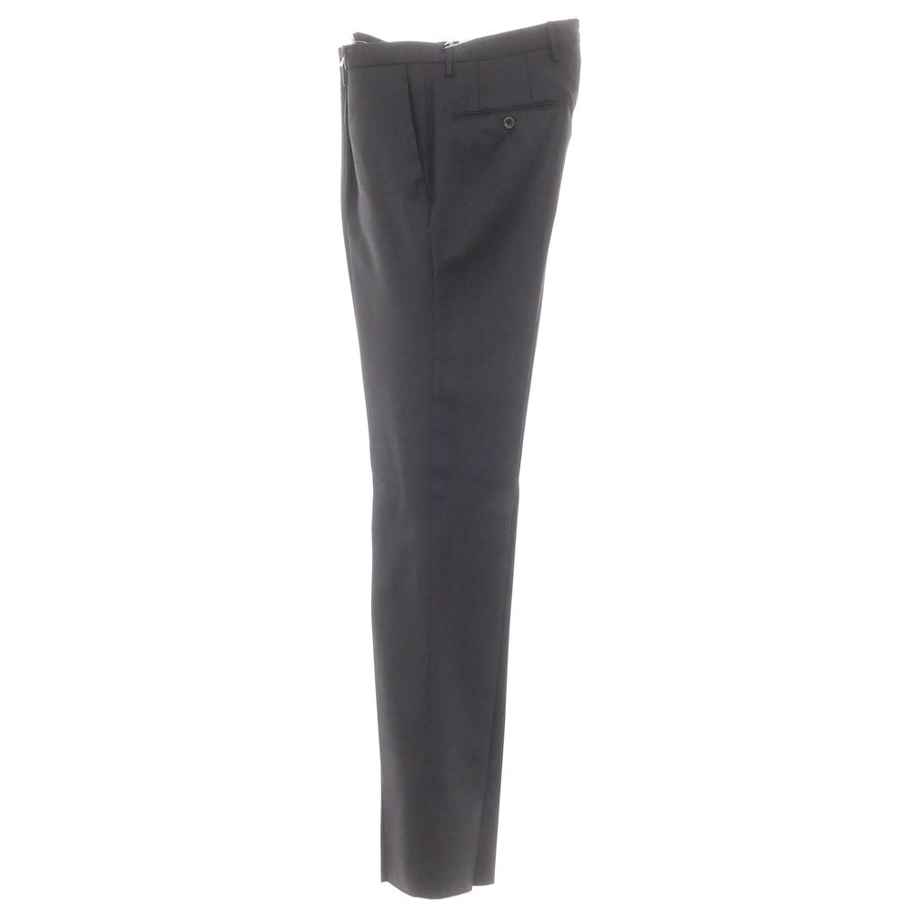 [New] INCOTEX 31-type wool one-pleat dress slacks pants, dark gray (06) [44] [Condition rank N] [Men&