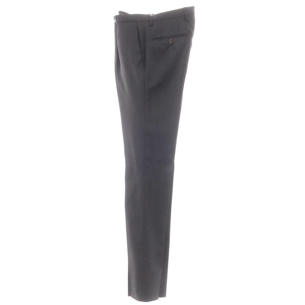 [New] INCOTEX 31-type wool one-pleat dress slacks pants, dark gray (06) [46] [Condition rank N] [Men&