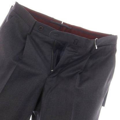 [New] INCOTEX 31-type wool one-pleat dress slacks pants, dark gray (06) [52] [Condition rank N] [Men&