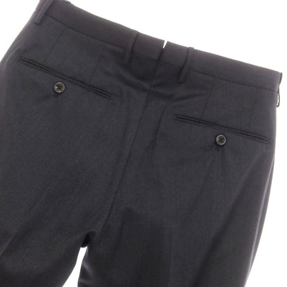 [New] INCOTEX 31-type wool one-pleat dress slacks pants, dark gray (06) [52] [Condition rank N] [Men&