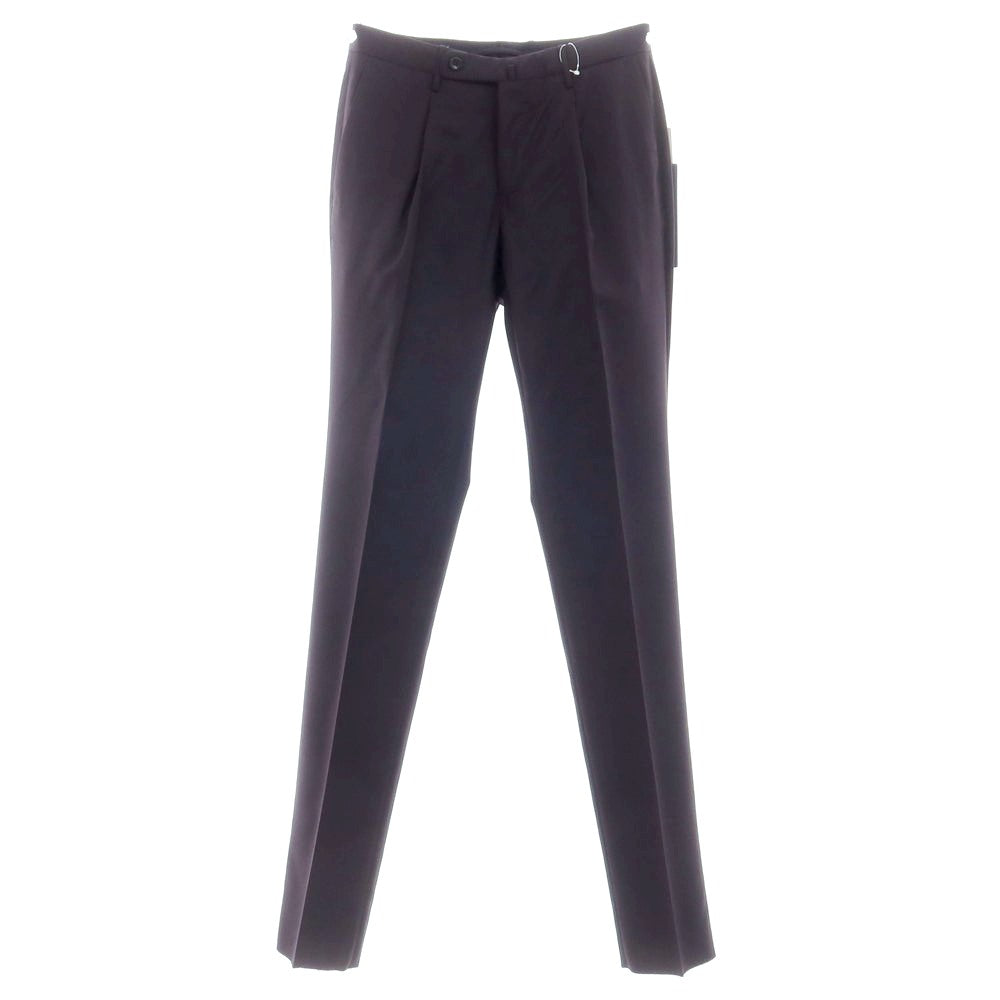 [New] INCOTEX 31-type wool one-pleat dress slacks pants, dark navy (78) [44] [Condition rank N] [Men&