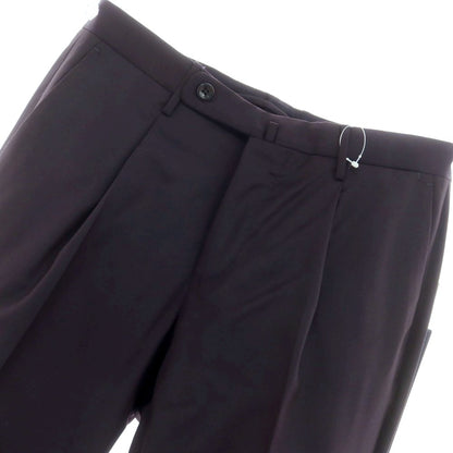 [New] INCOTEX 31-type wool one-pleat dress slacks pants, dark navy (78) [44] [Condition rank N] [Men&