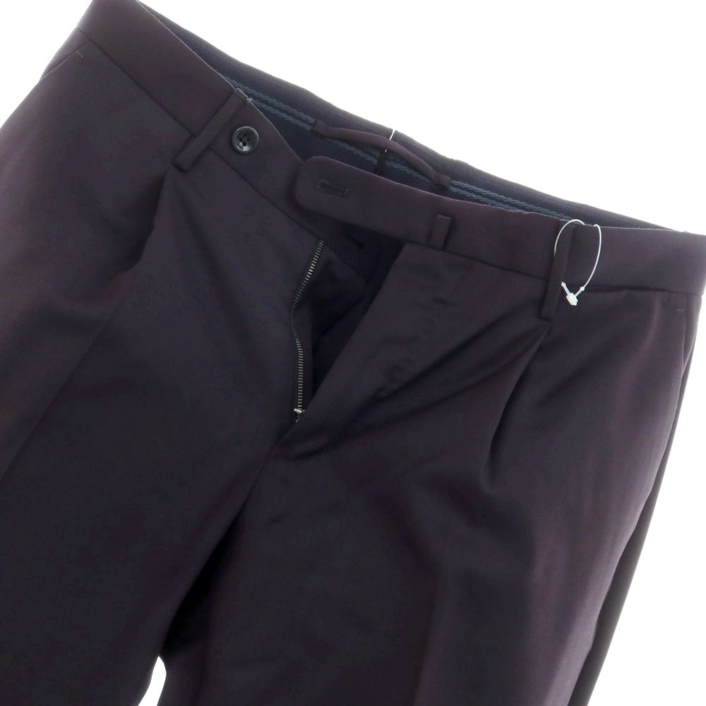 [New] INCOTEX 31-type wool one-pleat dress slacks pants, dark navy (78) [44] [Condition rank N] [Men&