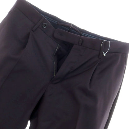 [New] INCOTEX 31-type wool one-pleat dress slacks pants, dark navy (78) [44] [Condition rank N] [Men&