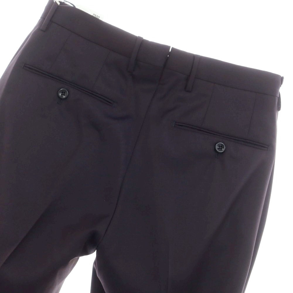 [New] INCOTEX 31-type wool one-pleat dress slacks pants, dark navy (78) [44] [Condition rank N] [Men&