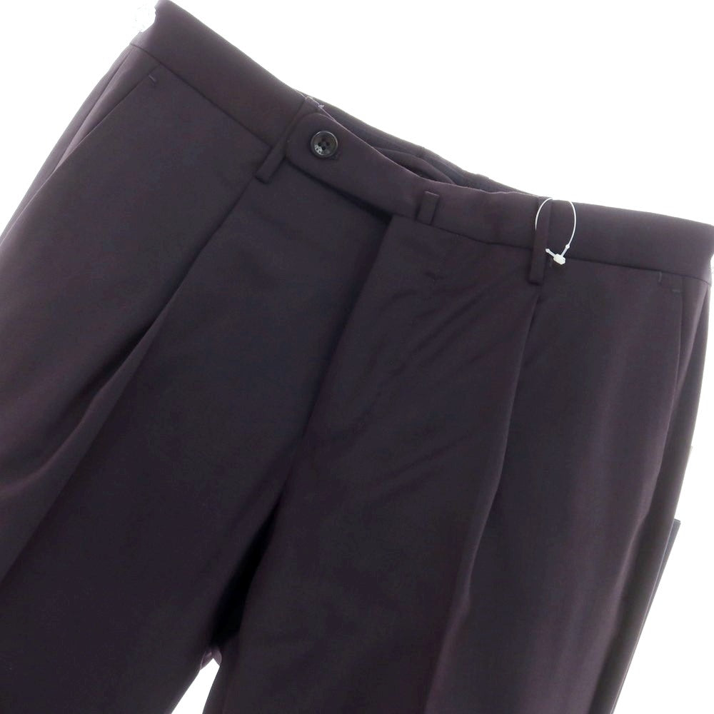 [New] INCOTEX 31-type wool one-pleat dress slacks pants, dark navy (78) [46] [Condition rank N] [Men&