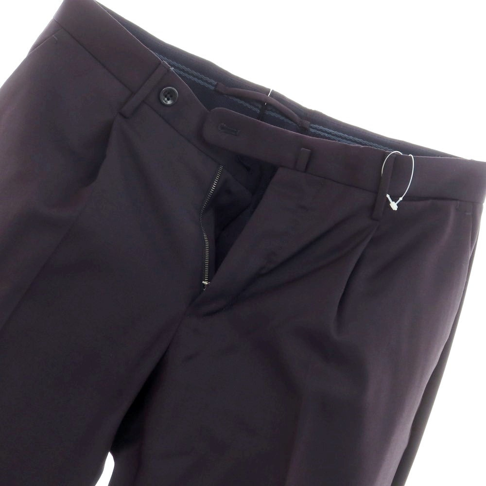 [New] INCOTEX 31-type wool one-pleat dress slacks pants, dark navy (78) [46] [Condition rank N] [Men&