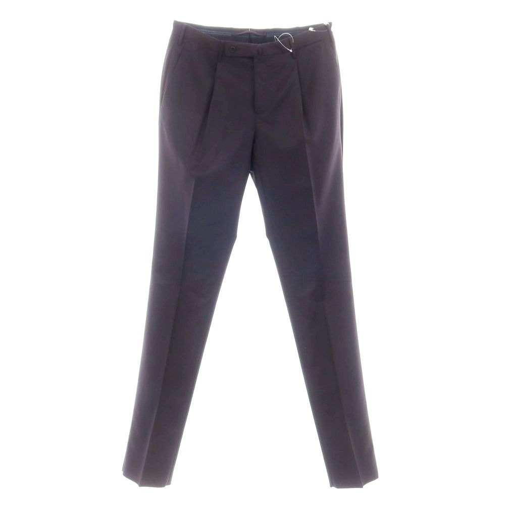 [New] INCOTEX 31-type wool one-pleat dress slacks pants, dark navy (78) [48] [Condition rank N] [Men&