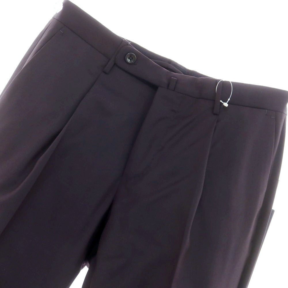 [New] INCOTEX 31-type wool one-pleat dress slacks pants, dark navy (78) [48] [Condition rank N] [Men&