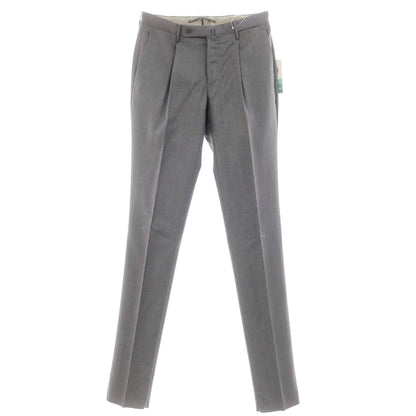 [New] INCOTEX 31-type wool one-pleat dress slacks pants, medium gray (03) [46] [Condition rank N] [Men&