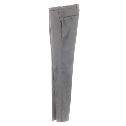 [New] INCOTEX 31-type wool one-pleat dress slacks pants, medium gray (03) [46] [Condition rank N] [Men&