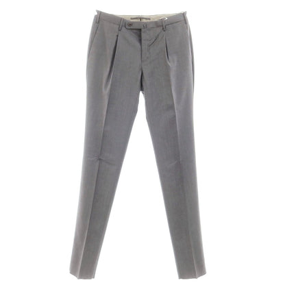 [New] INCOTEX 31-type wool one-pleat dress slacks pants, medium gray (03) [48] [Condition rank N] [Men&