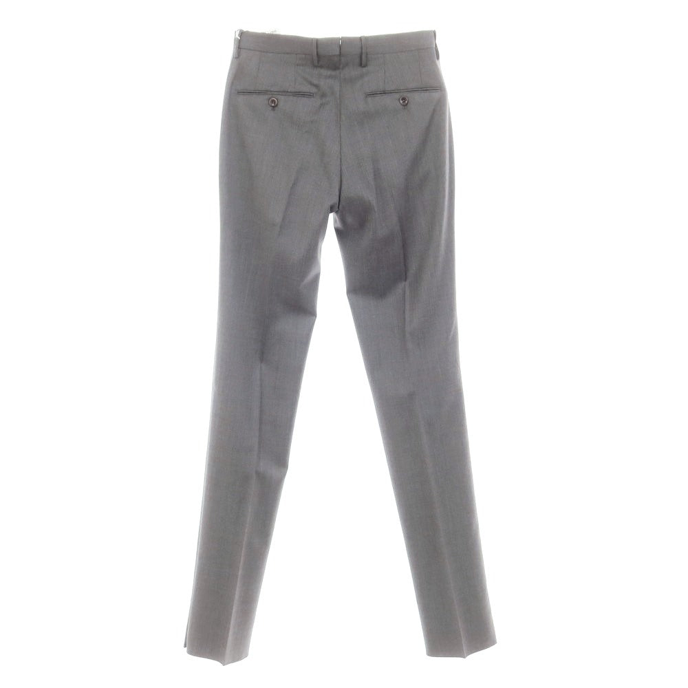 [New] INCOTEX 31-type wool one-pleat dress slacks pants, medium gray (03) [52] [Condition rank N] [Men&