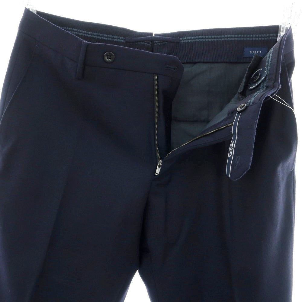 【新品】インコテックス INCOTEX ドレススラックスパンツ ネイビー（78）【サイズ48】【 状態ランクN 】【 メンズ 】[DPD]