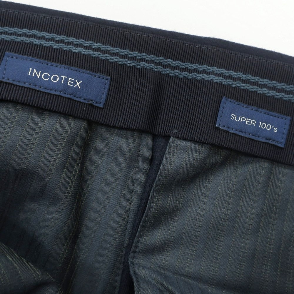 【新品】インコテックス INCOTEX ドレススラックスパンツ ネイビー（78）【サイズ48】【 状態ランクN 】【 メンズ 】[DPD]