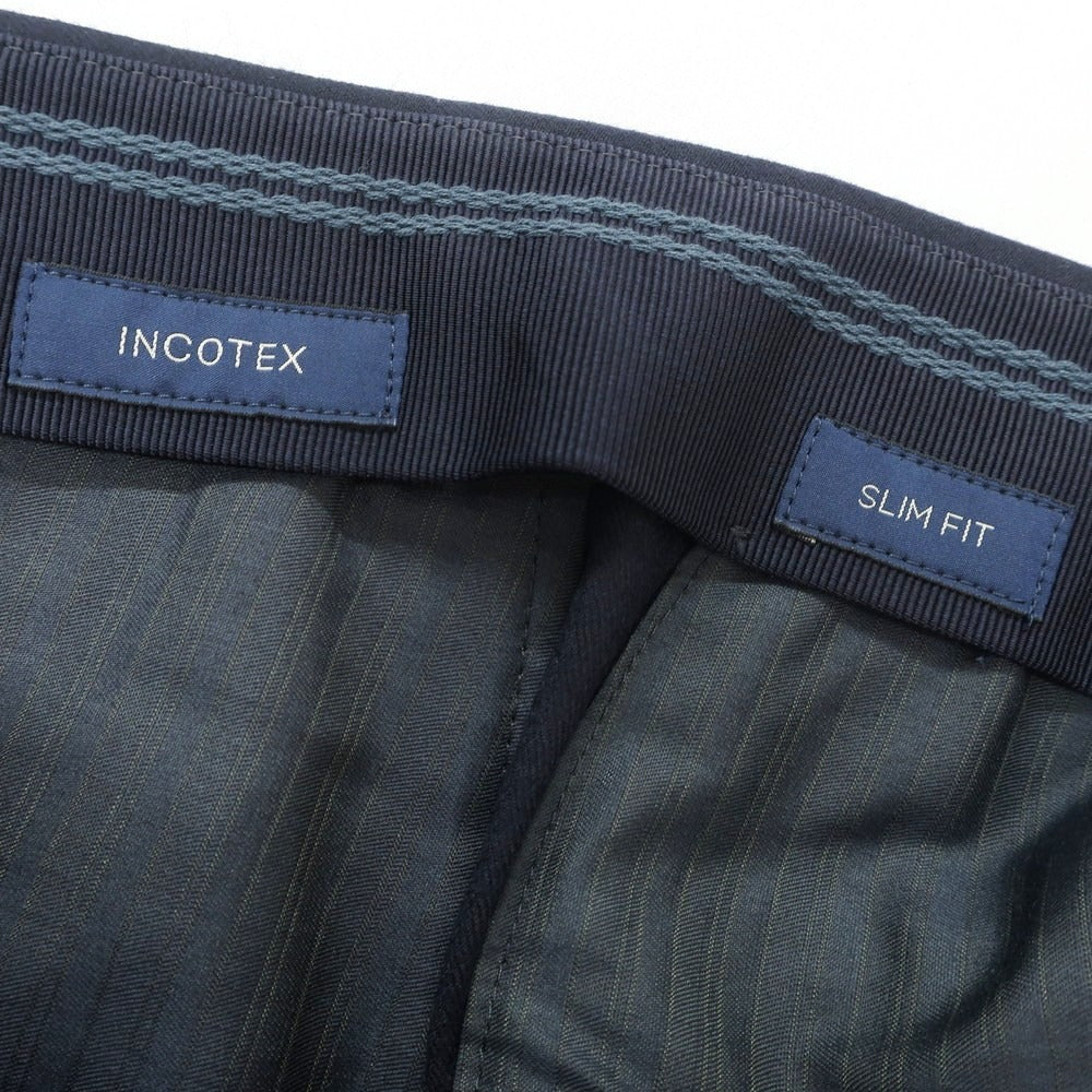 【新品】インコテックス INCOTEX ドレススラックスパンツ ネイビー（78）【サイズ54】【 状態ランクN 】【 メンズ 】[EPD]