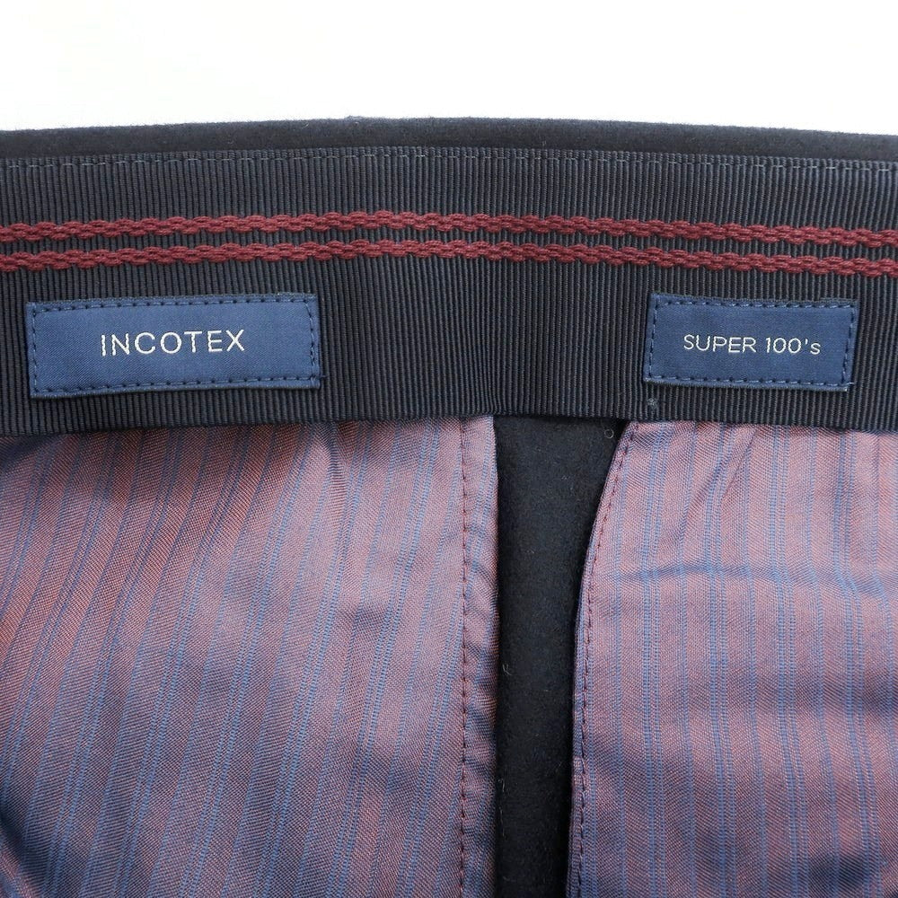 【新品】インコテックス INCOTEX ドレススラックスパンツ ネイビー（78）【サイズ48】【 状態ランクN 】【 メンズ 】[DPD]