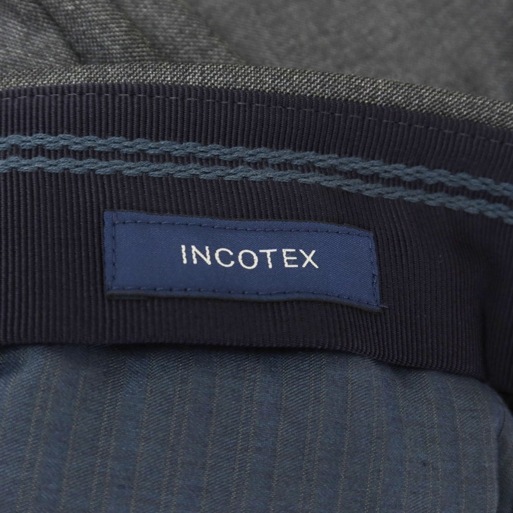 【新品】インコテックス INCOTEX 31型 ウール ドレススラックスパンツ ダークグレー（05）【 52 】【 状態ランクN 】【 メンズ 】 [APD]