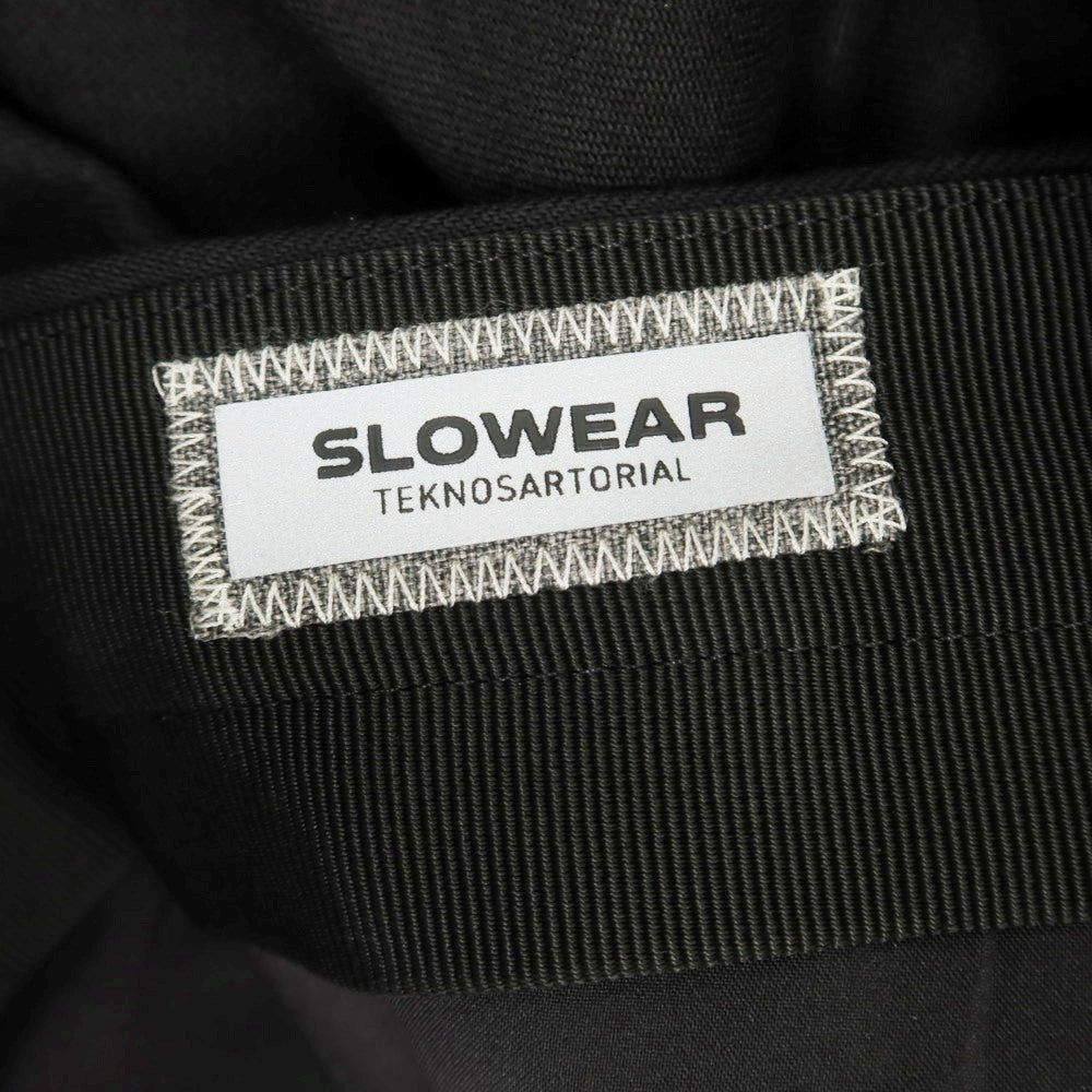[New] INCOTEX SLOWEAR 35-type stretch wool polyester dress slacks pants, black (08) [44] [Condition rank N] [Men&