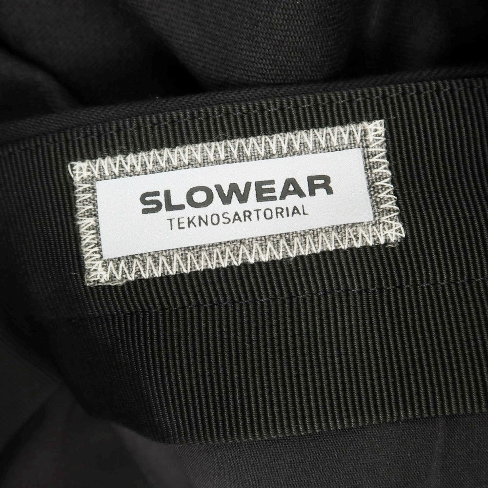 [New] INCOTEX SLOWEAR 35-type stretch wool polyester dress slacks pants, black (08) [44] [Condition rank N] [Men&
