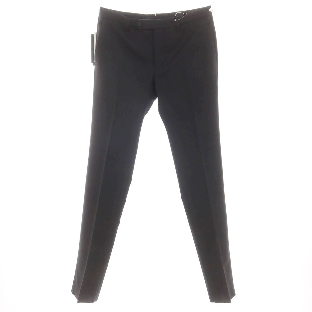 [New] INCOTEX SLOWEAR 35-type stretch wool polyester dress slacks pants, black (08) [52] [Condition rank N] [Men&