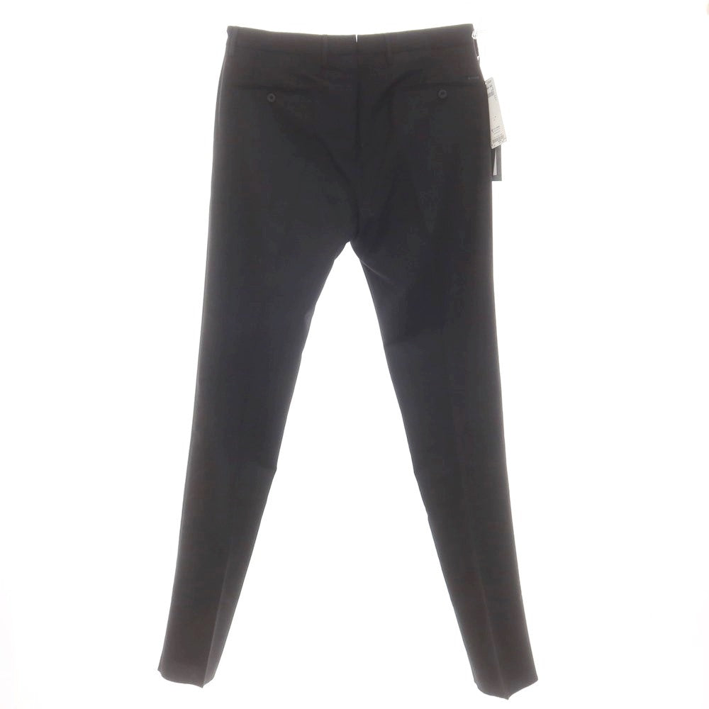 [New] INCOTEX SLOWEAR 35-type stretch wool polyester dress slacks pants, black (08) [52] [Condition rank N] [Men&