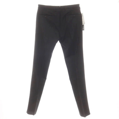 [New] INCOTEX SLOWEAR 35-type stretch wool polyester dress slacks pants, black (08) [52] [Condition rank N] [Men&