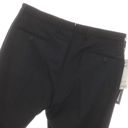 [New] INCOTEX SLOWEAR 35-type stretch wool polyester dress slacks pants, black (08) [52] [Condition rank N] [Men&