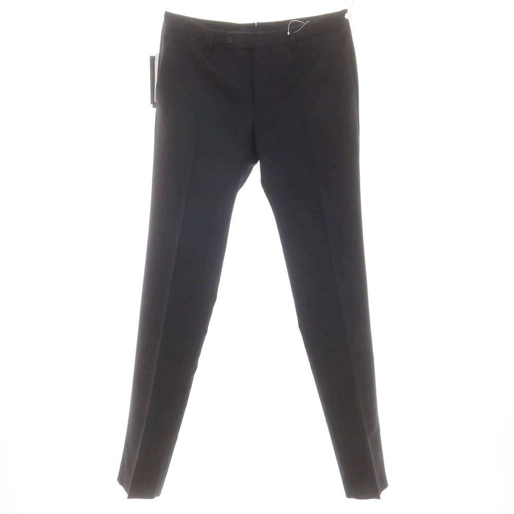 [New] INCOTEX SLOWEAR 35-type stretch wool polyester dress slacks pants, black (08) [52] [Condition rank N] [Men&