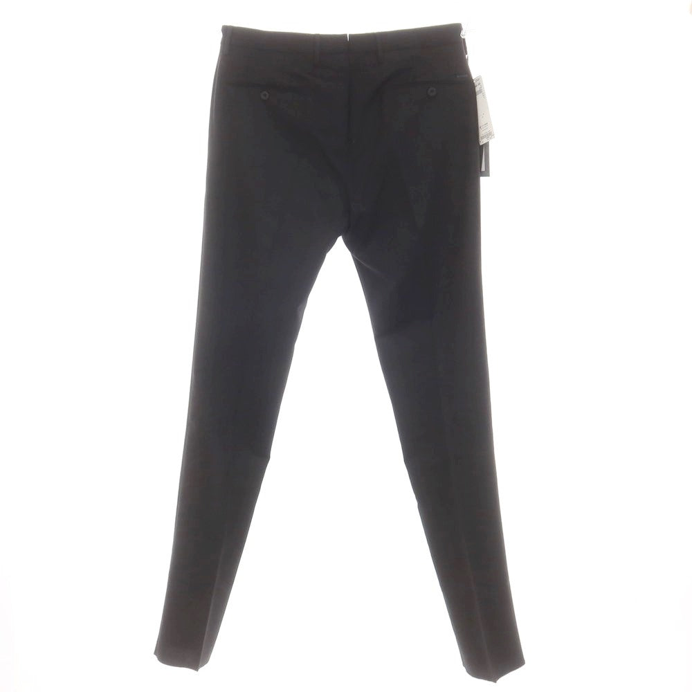 [New] INCOTEX SLOWEAR 35-type stretch wool polyester dress slacks pants, black (08) [52] [Condition rank N] [Men&