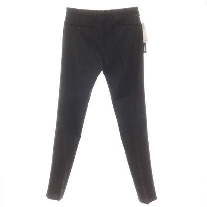 [New] INCOTEX SLOWEAR 35-type stretch wool polyester dress slacks pants, black (08) [52] [Condition rank N] [Men&
