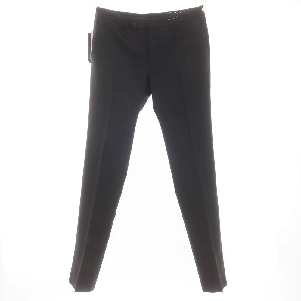 [New] INCOTEX SLOWEAR 35-type stretch wool polyester dress slacks pants, black (08) [52] [Condition rank N] [Men&