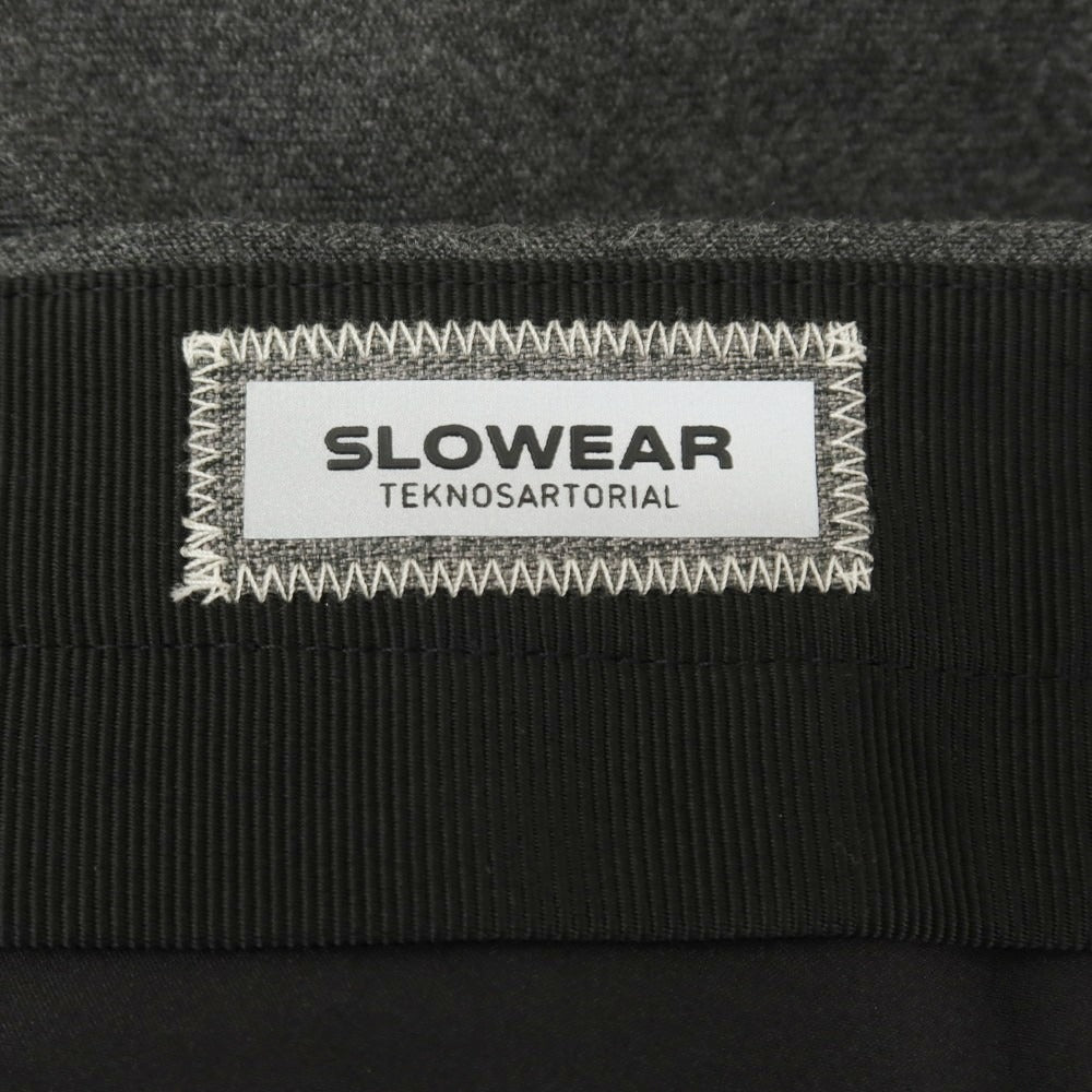 [New] INCOTEX SLOWEAR 35-type stretch wool polyester dress slacks pants dark gray (05) [44] [Condition rank N] [Men&