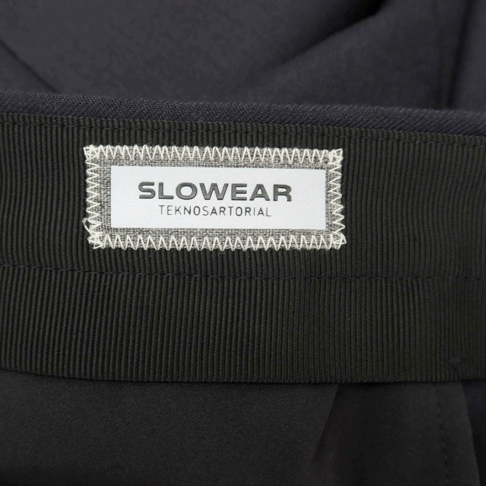 [New] INCOTEX SLOWEAR 35-type stretch wool polyester dress slacks pants dark navy (78) [52] [Condition rank N] [Men&