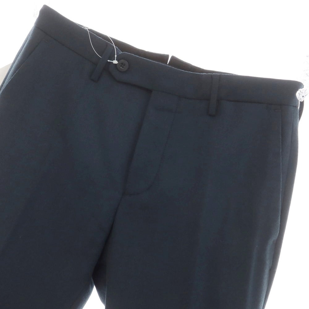 [New] INCOTEX SLOWEAR 35-type TEKNOSARTORIAL stretch wool polyester dress slacks pants green navy (79) [44] [Condition rank N] [Men&