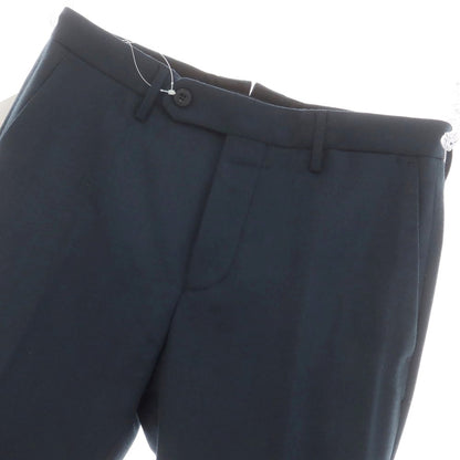 [New] INCOTEX SLOWEAR 35-type TEKNOSARTORIAL stretch wool polyester dress slacks pants green navy (79) [44] [Condition rank N] [Men&