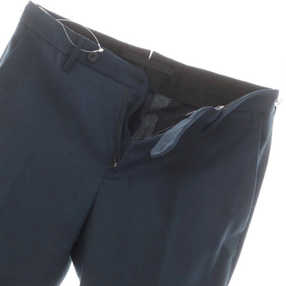 [New] INCOTEX SLOWEAR 35-type TEKNOSARTORIAL stretch wool polyester dress slacks pants green navy (79) [44] [Condition rank N] [Men&